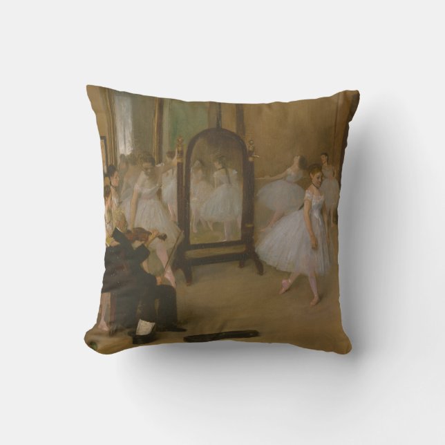 Cojín Decorativo Clase de ballet | Edgar Degas | Bailarina (Anverso)