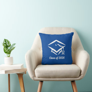 Cojín Decorativo Clase de graduación de 20?? BLUWHT Personalizar añ