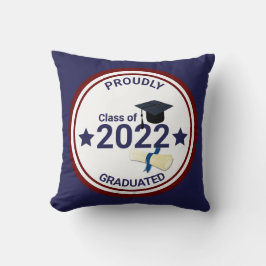 Cojín Decorativo Clase elegante de año de graduación de 2022