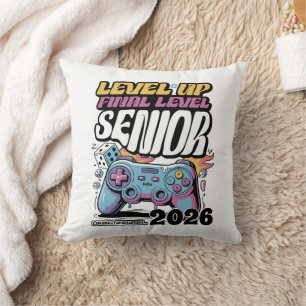 Cojín Decorativo Clase personalizado Senior de 2026, Graduado diver