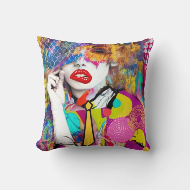 Cojín Decorativo Clashy Lady (Anverso)