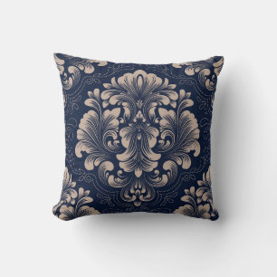 Cojín Decorativo Clásica Damask Seamless Textura Victoriana