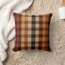 Clásico Buffalo Plaid Marrón Rústico y Terracota