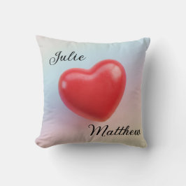 Cojín Decorativo clásico día de San Valentín romántico