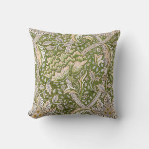 Cojín Decorativo Clásico patrón floral William Morris Windrush