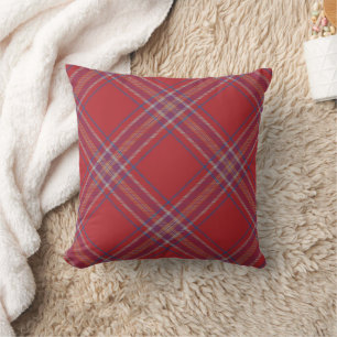 Cojín Decorativo Clásico Tartán Escocia Plaid Pillow
