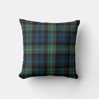 Cojín Decorativo Classic Black Watch Tartan Plaid Throw Pillow