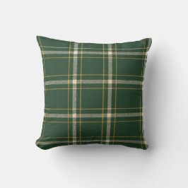 Cojín Decorativo Classic Green Plaid Christmas