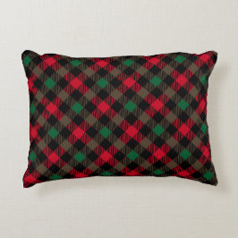 Cojín Decorativo Classic Holiday Plaid – Cozy Christmas Pillow 