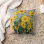 Cojín Decorativo Claude Monet Bouquet<br><div class="desc">Bouquet de girasoles (1881) de Claude Monet</div>