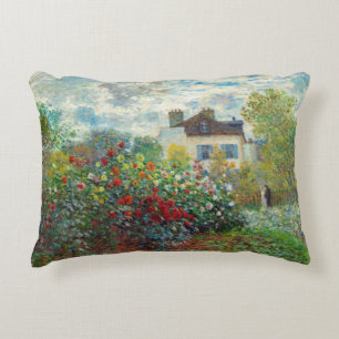 Cojín Decorativo Claude Monet - El jardín del artista en Argenteuil