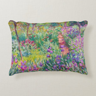 Cojín Decorativo Claude Monet - El jardín del Iris en Giverny