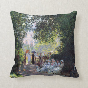 Cojín Decorativo Claude Monet el Parc Monceau