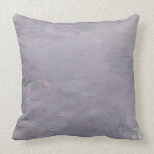 Cojín Decorativo Claude Monet el Waterlilies de color claro