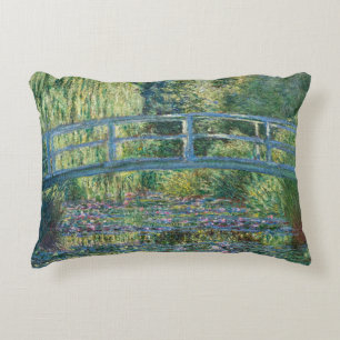 Cojín Decorativo Claude Monet - Estanque de nenúfares, Armonía Verd