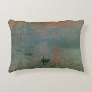 Cojín Decorativo Claude Monet - Impresión, amanecer