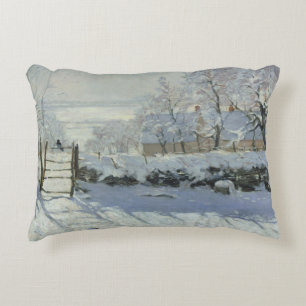 Cojín Decorativo Claude Monet - la urraca