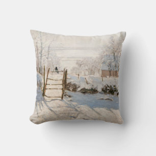 Cojín Decorativo Claude Monet - La Urraca