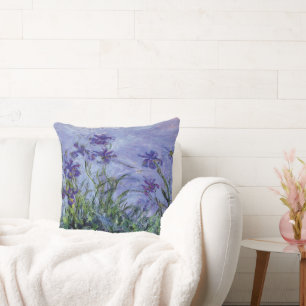 Cojín Decorativo Claude Monet Lilac Irises