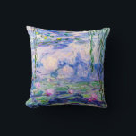 Cojín Decorativo Claude Monet - Lilies de agua / Nympheas 1919<br><div class="desc">Lilies de agua / Nympheas (W.1852) - Claude Monet,  Petróleo en lienzo,  1916-1919</div>