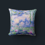 Cojín Decorativo Claude Monet - Lilies de agua / Nympheas 1919<br><div class="desc">Lilies de agua / Nympheas (W.1852) - Claude Monet,  Petróleo en lienzo,  1916-1919</div>