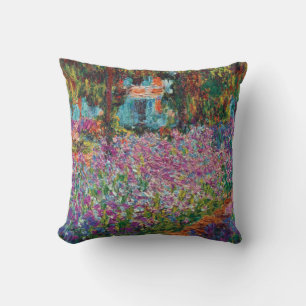 Cojín Decorativo Claude Monet - Lirios en el jardín de Monet Arte F