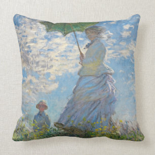 Cojín Decorativo Claude Monet   Mujer con Parasol
