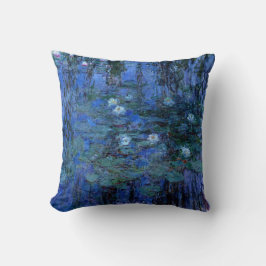 Cojín Decorativo Claude Monet Nenúfares Azules