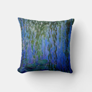Cojín Decorativo Claude Monet - Nenúfares con sauce llorón