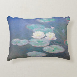 Cojín Decorativo Claude Monet - Nenúfares, efecto de la tarde