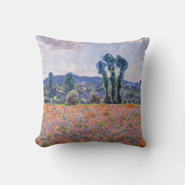 Cojín Decorativo Claude Monet - Poppy Field 1890 (Giverny) (Anverso)