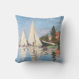 Cojín Decorativo Claude Monet - Regatas en Argenteuil