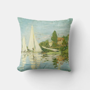 Cojín Decorativo Claude Monet. Regattas en Argenteuil