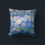 Cojín Decorativo Claude Monet - Water Lilies, 1919<br><div class="desc">Pintura de Monet de Water Lilies,  1919,  tirando almohada.</div>