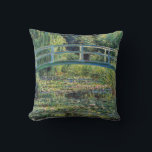 Cojín Decorativo Claude Monet - Water Lily Pond y Puente Japanés<br><div class="desc">The Water Lily Pond and the Japanese Bridge / Le Bassin aux nympheas - Claude Monet,  1899</div>