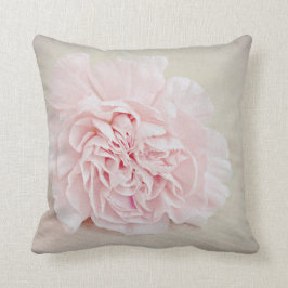 Cojín Decorativo Clavel rosado bonito por JoMazArt