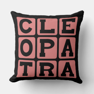 Cojín Decorativo Cleopatra, faraona egipcia