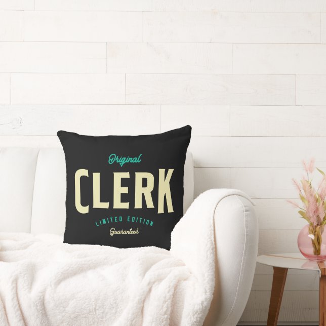 Cojín Decorativo Clerk Funny Job Title Profession (Sofá)