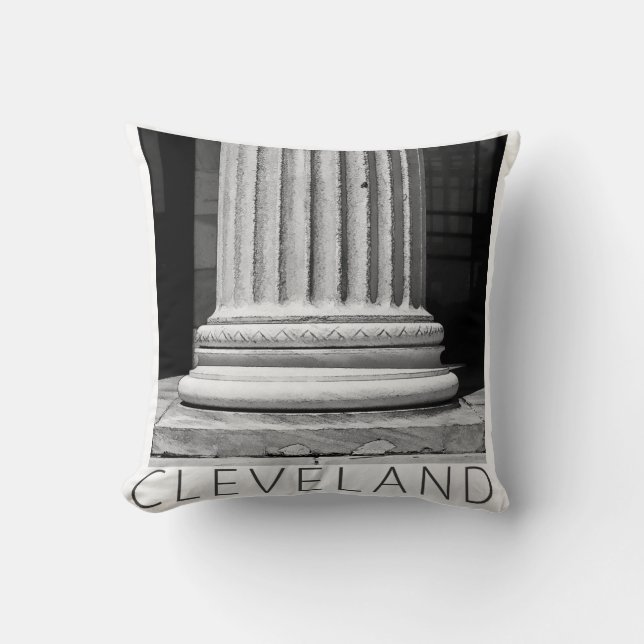 Cojín Decorativo Cleveland - detalle de la columna (Anverso)
