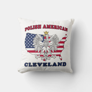 Cojín Decorativo Cleveland Ohio Águila Polaca