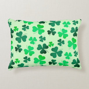 Cojín Decorativo Clover Shamrock Irish Green Spring St Patrons Day