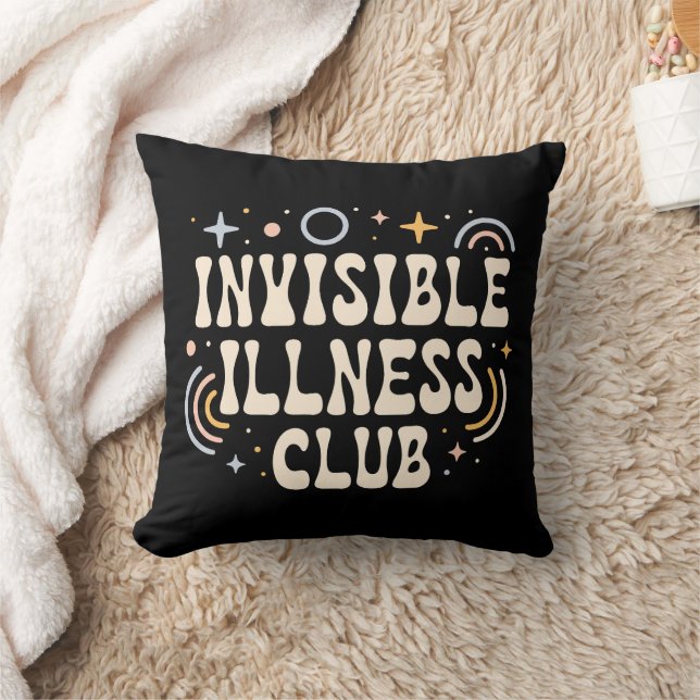 Cojín Decorativo Club de Enfermedades Invisibles (Manta)