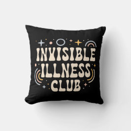 Cojín Decorativo Club de Enfermedades Invisibles