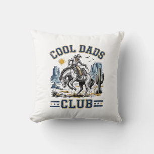 Cojín Decorativo Club de Padres Geniales Diseño de Camisa Western d