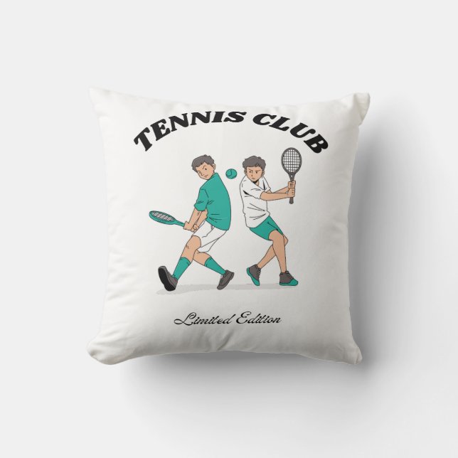 Cojín Decorativo Club de Tenis (Anverso)