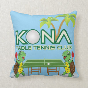 Cojín Decorativo Club de tenis de mesa de Kona