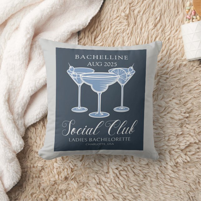 Cojín Decorativo Club Social de Despedida de Soltera (Manta)