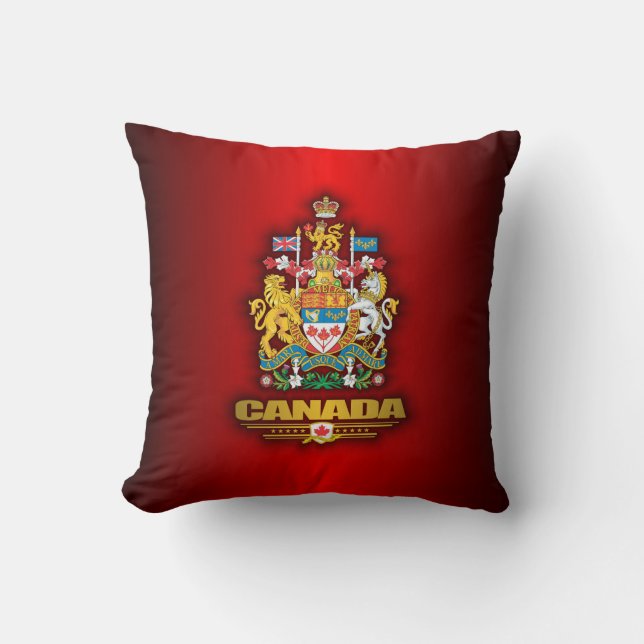 Cojín Decorativo COA de Canadá (Anverso)