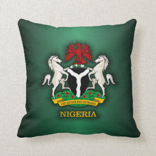 Cojín Decorativo COA de Nigeria