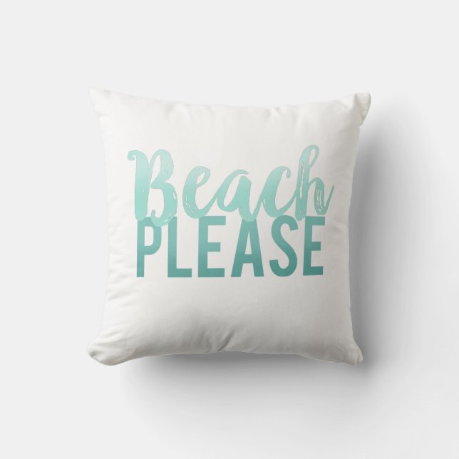 Cojín decorativo Coastal Beach (Anverso)